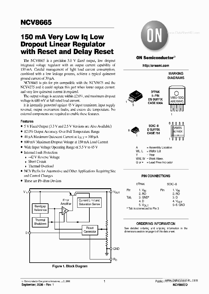 NCV8665_3562220.PDF Datasheet
