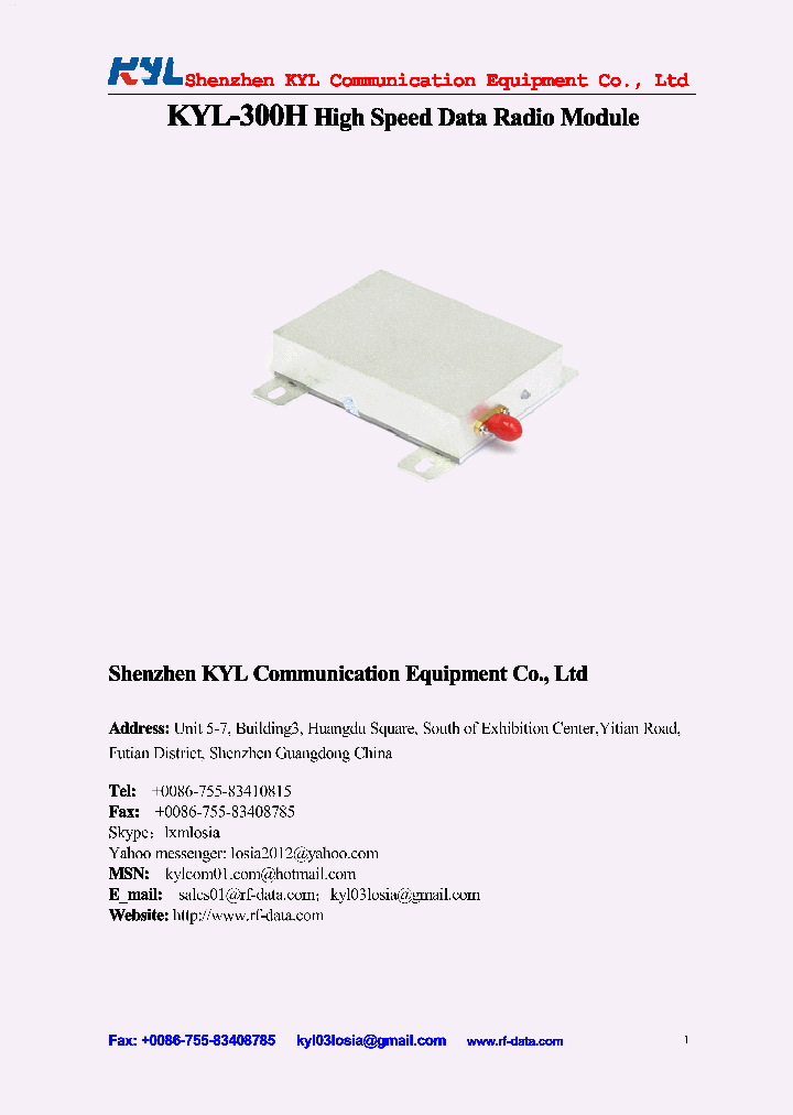 KYL-300H_3567403.PDF Datasheet