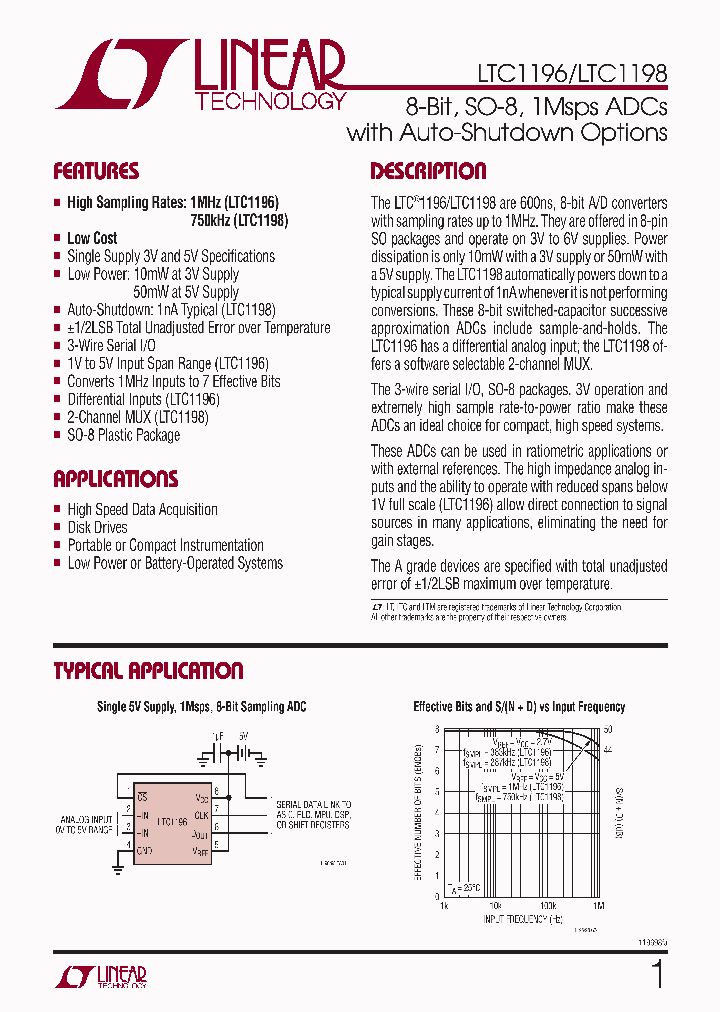 LTC1198-1BCS8-PBF_3567469.PDF Datasheet