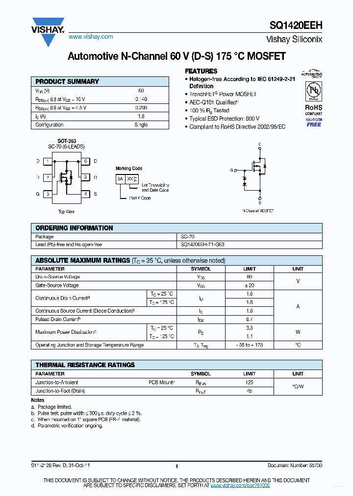 SQ1420EEH_3569361.PDF Datasheet