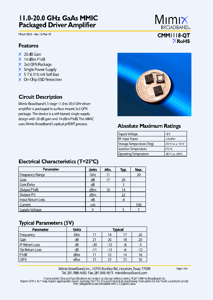 CMM1118-QT10_3571932.PDF Datasheet