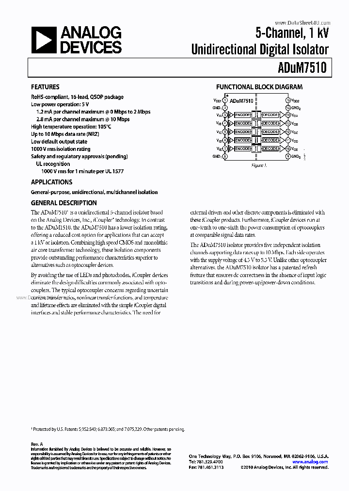 ADUM7510_3594098.PDF Datasheet