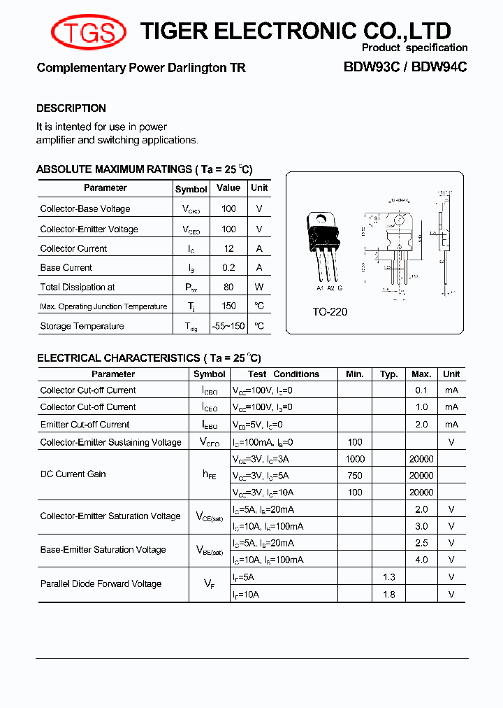 BDW93C_3594493.PDF Datasheet