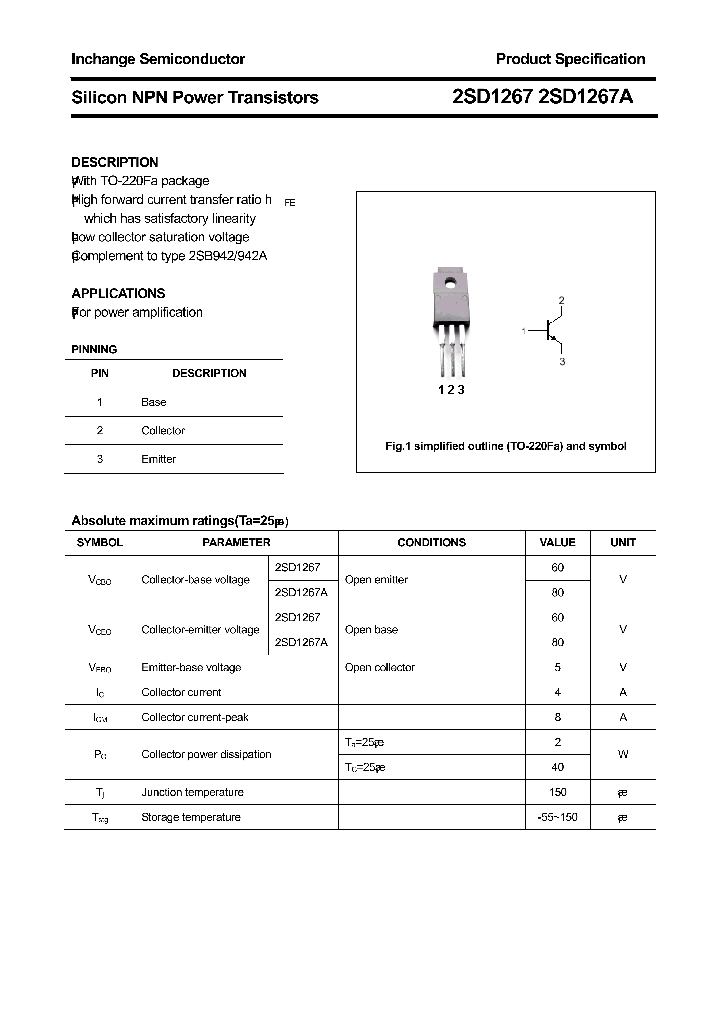 2SD1267A_3595860.PDF Datasheet