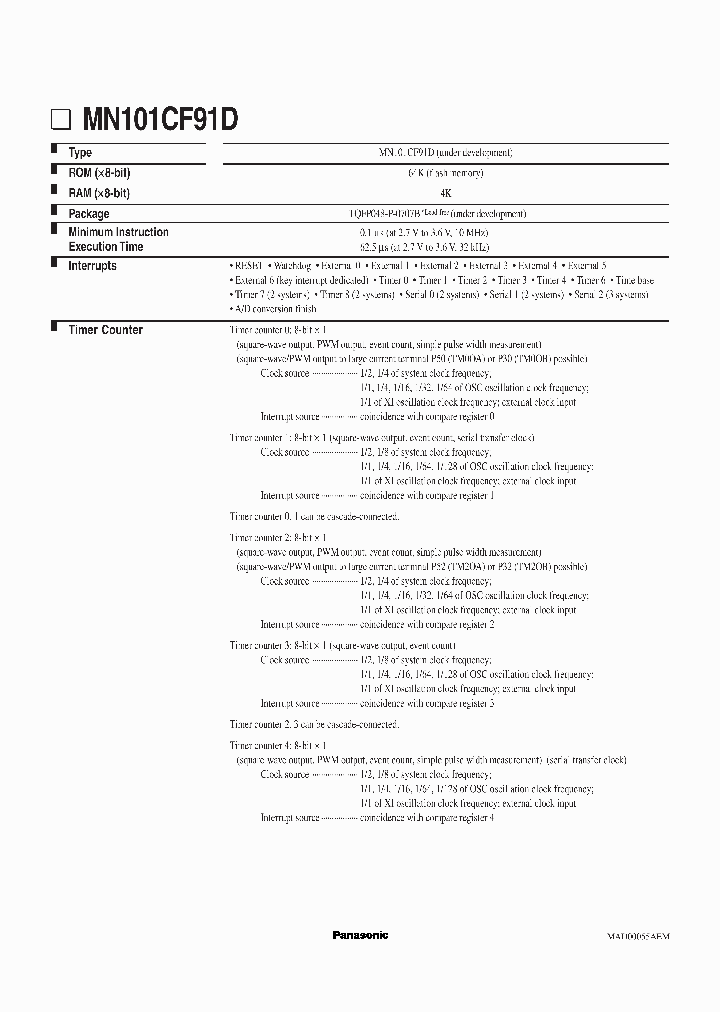 MN101CF91D_3596105.PDF Datasheet