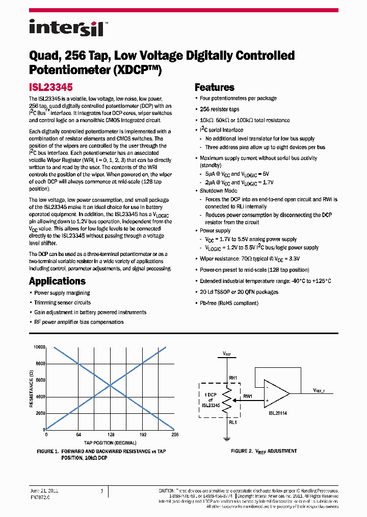 ISL23345UFVZ_3599488.PDF Datasheet