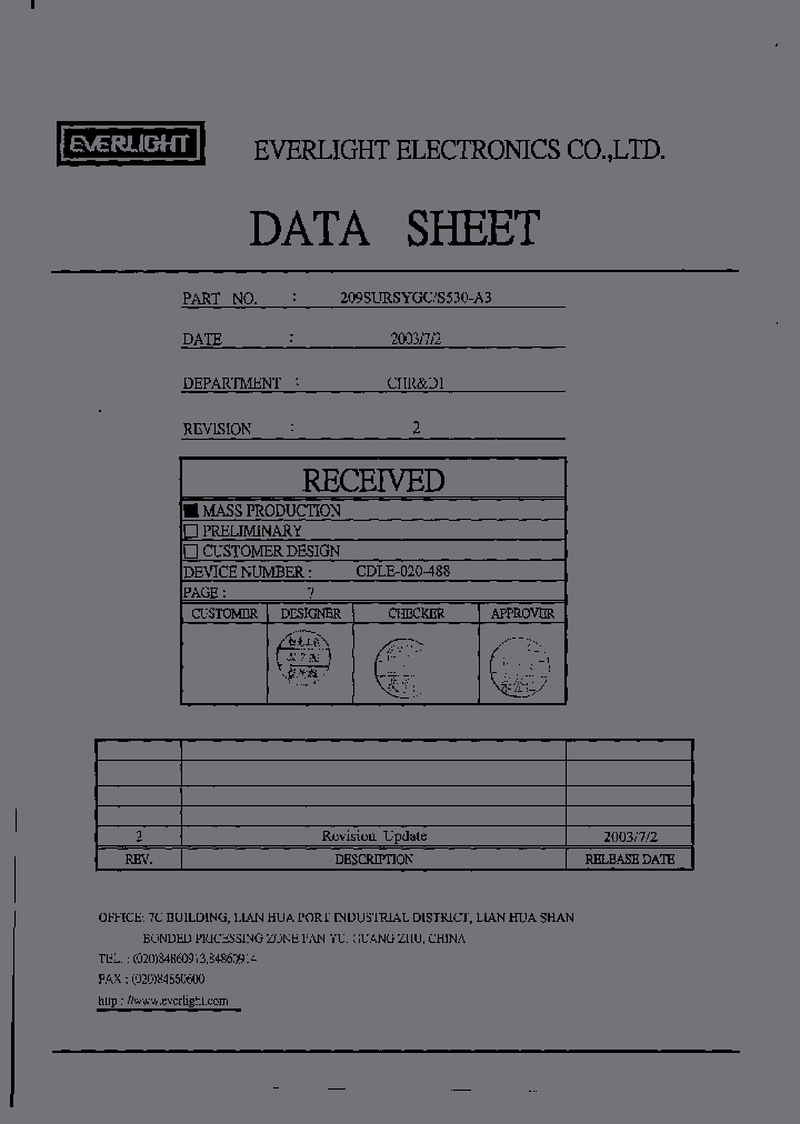209SURSYGC-S530-A3_3604863.PDF Datasheet