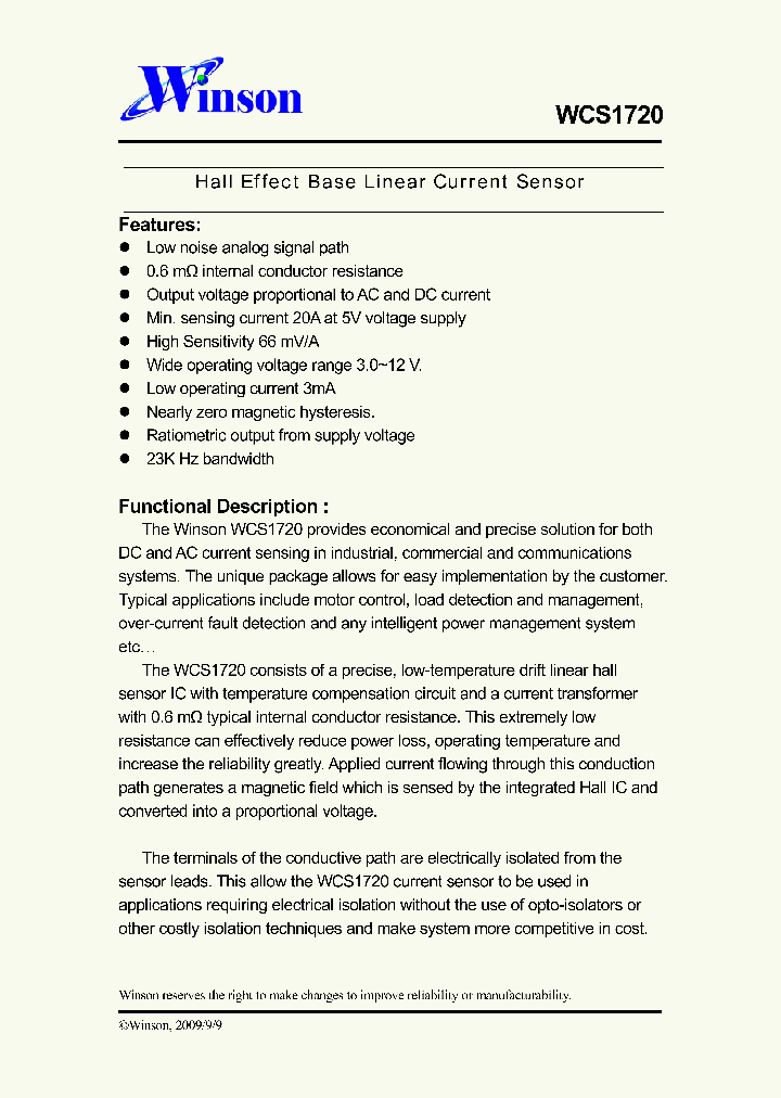 WCS1720_3605634.PDF Datasheet