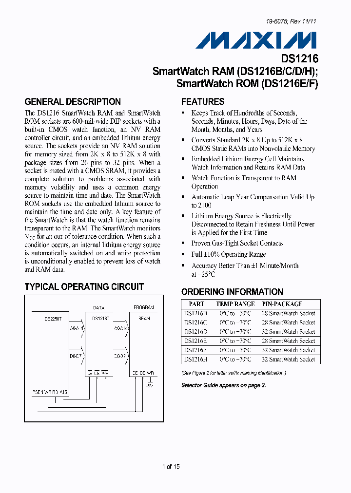 DS1216_3606721.PDF Datasheet