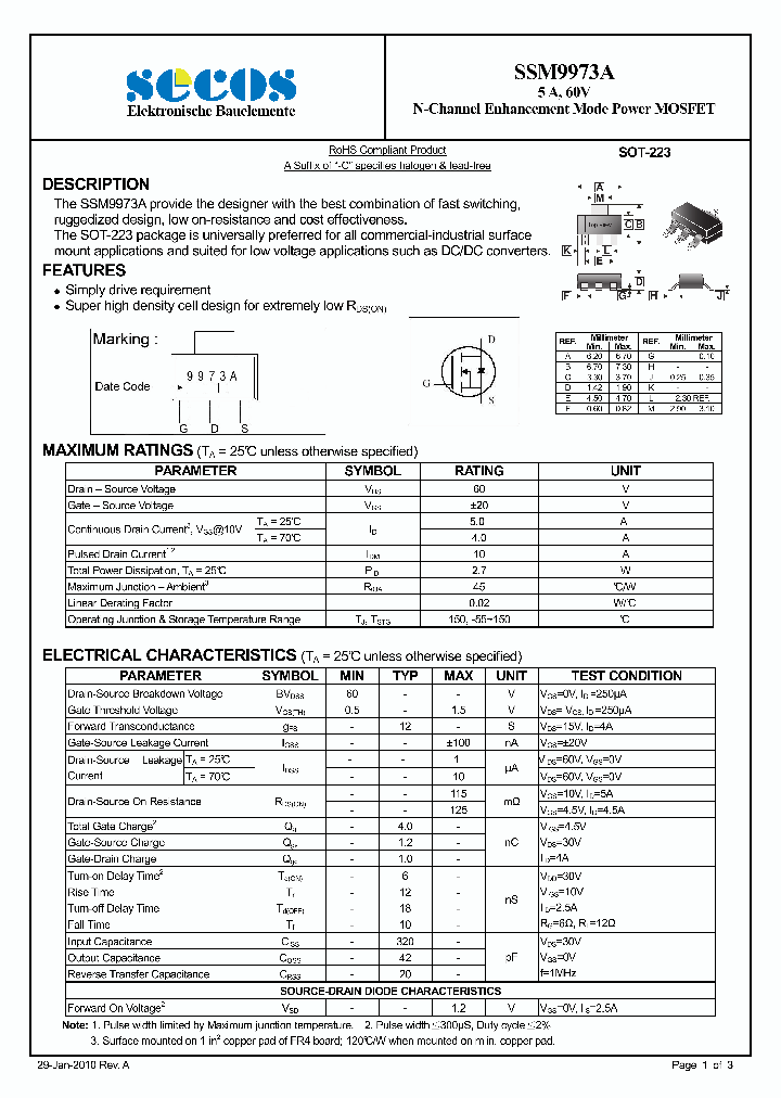 SSM9973A_3615831.PDF Datasheet