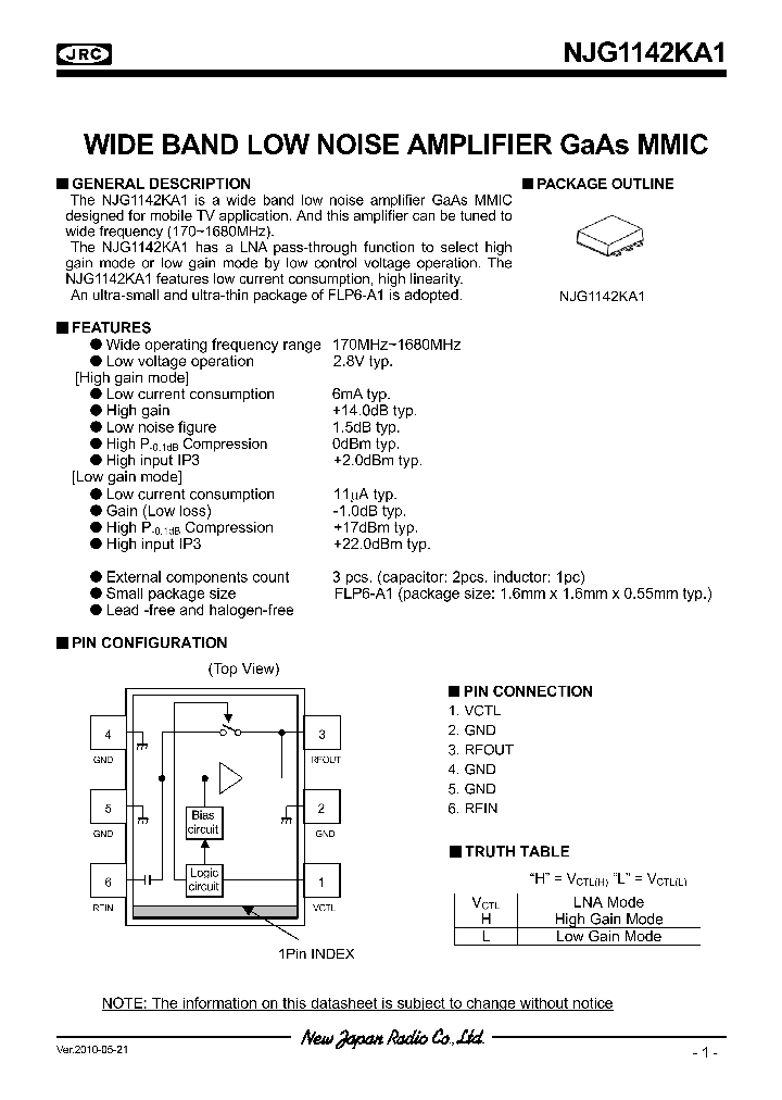 NJG1142KA1_3615850.PDF Datasheet