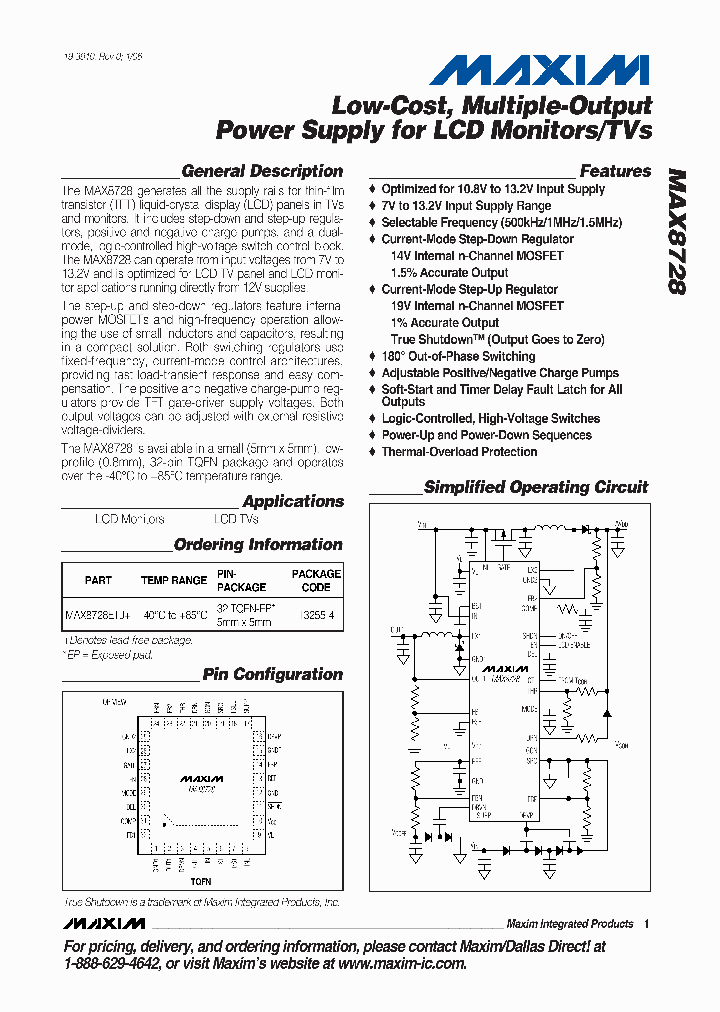 MAX8728ETJ_3622580.PDF Datasheet
