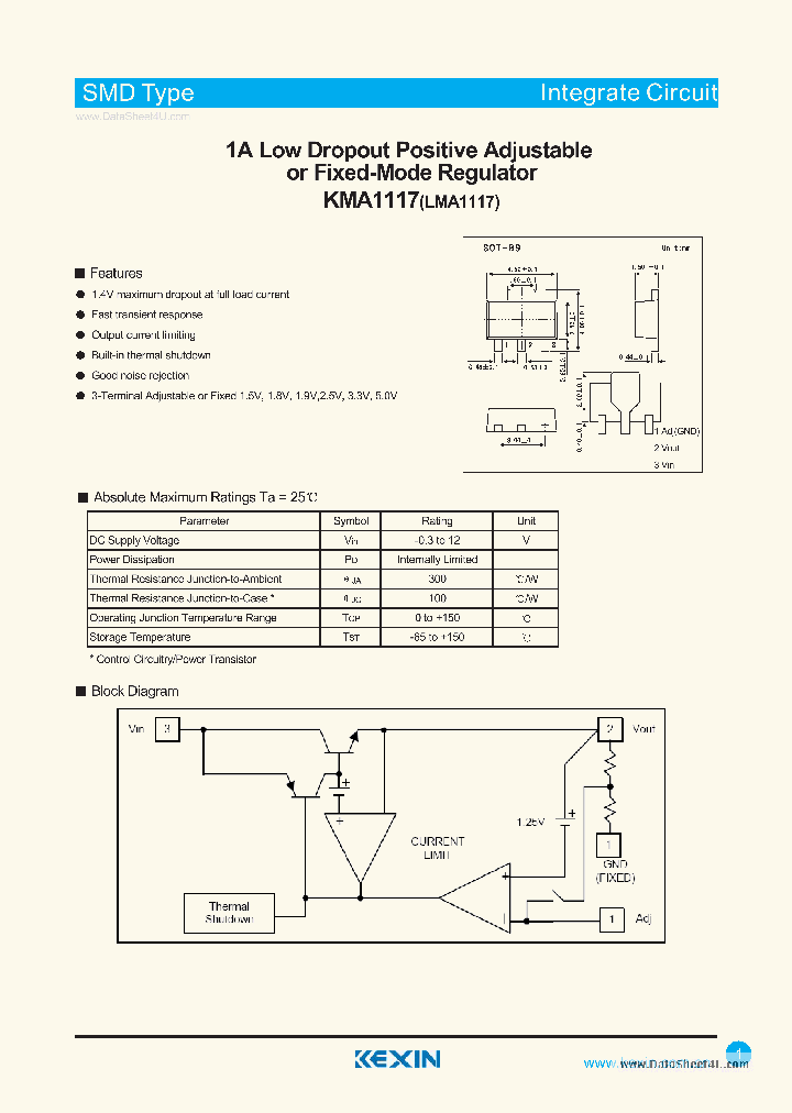 KMA1117_3621937.PDF Datasheet