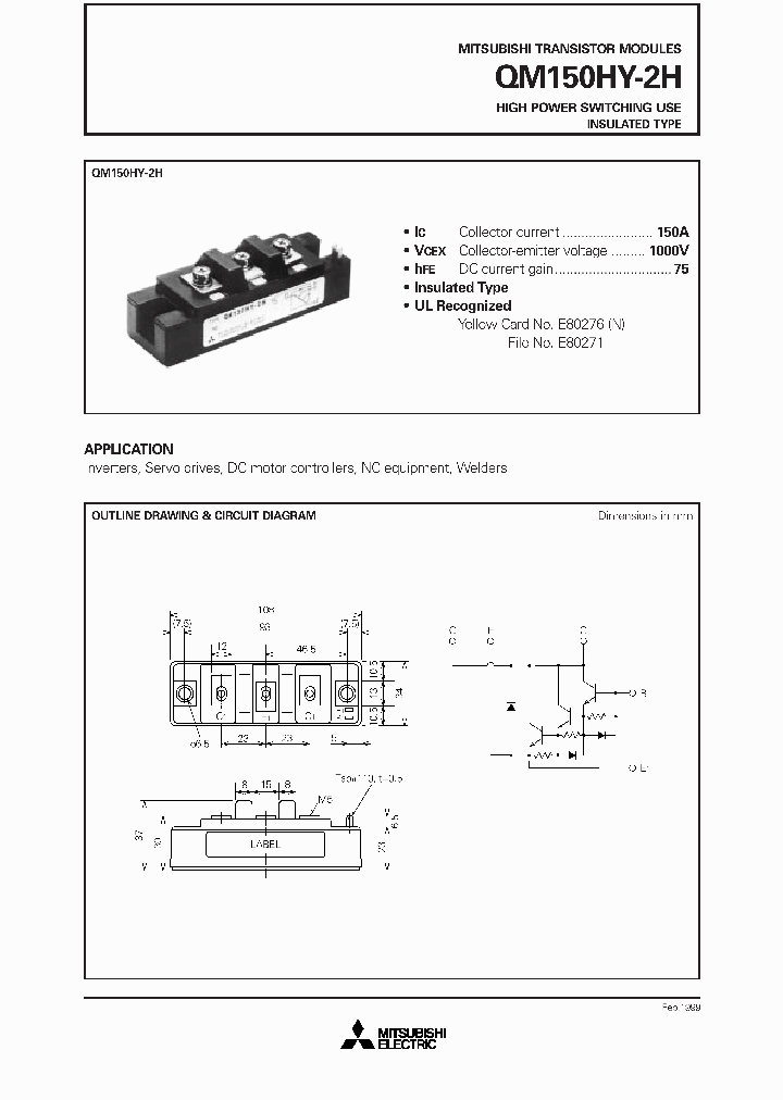 QM150HY-2H_3623604.PDF Datasheet
