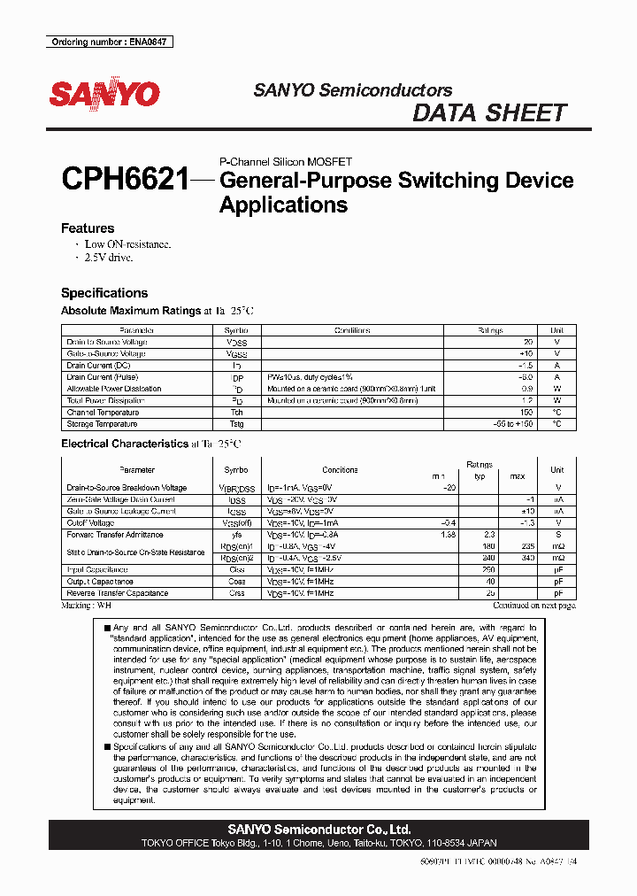 CPH6621_3625248.PDF Datasheet