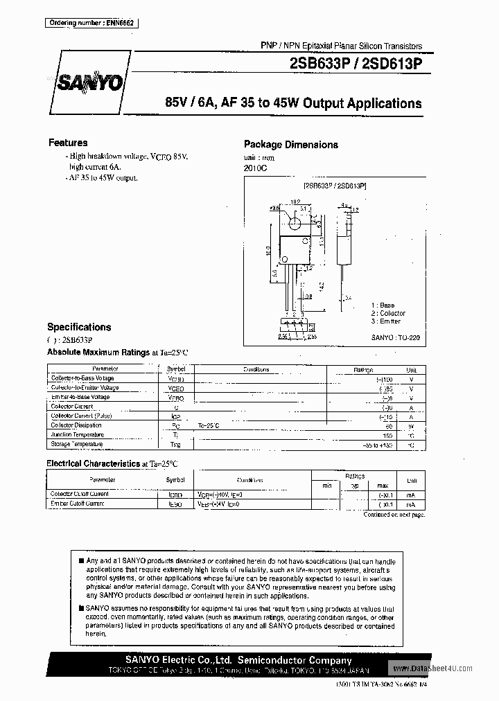 2SD633P_3637872.PDF Datasheet