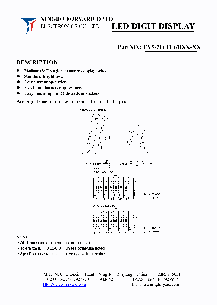 FYS-30011AXX_3652582.PDF Datasheet