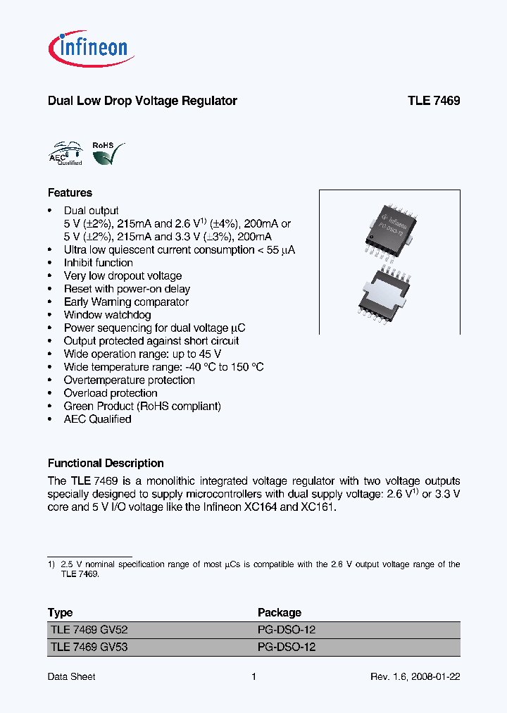 TLE7469_3653549.PDF Datasheet