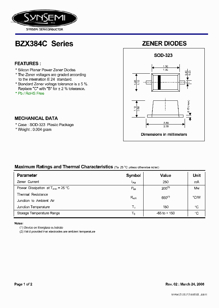 BZX384C_3654596.PDF Datasheet