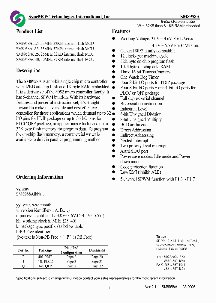 SM8958AL25_3654602.PDF Datasheet