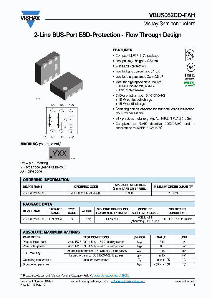 VBUS052CD-FAH_3654783.PDF Datasheet