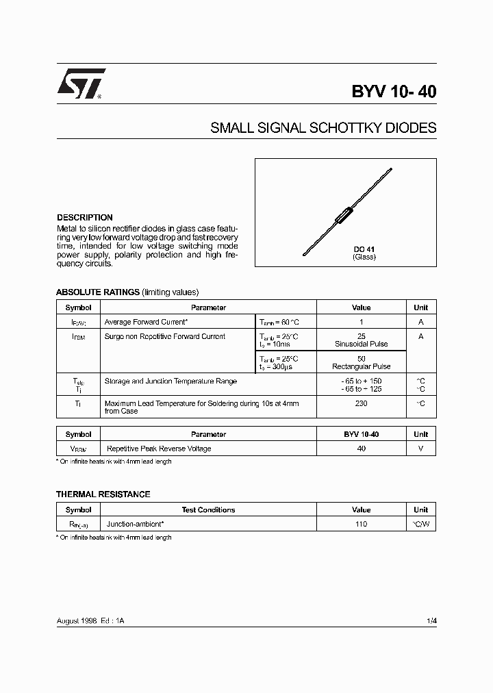 BYV-10--40_3655125.PDF Datasheet