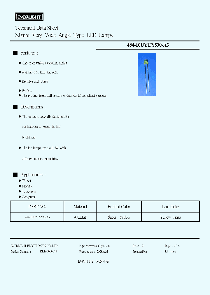 484-10UYT-S530-A3_3655071.PDF Datasheet