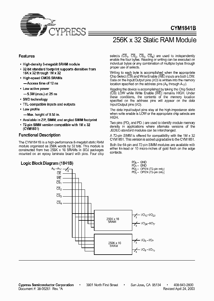 CYM1841BPZ-20C_3656148.PDF Datasheet