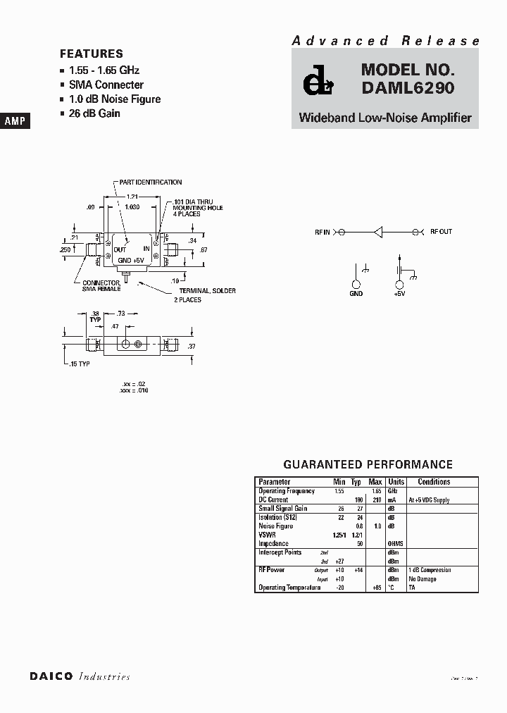 DAML6290_3658033.PDF Datasheet