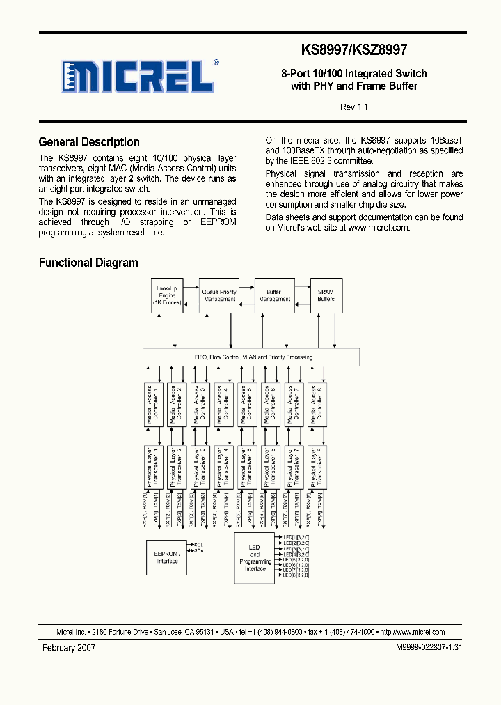 KSZ8997_3658423.PDF Datasheet