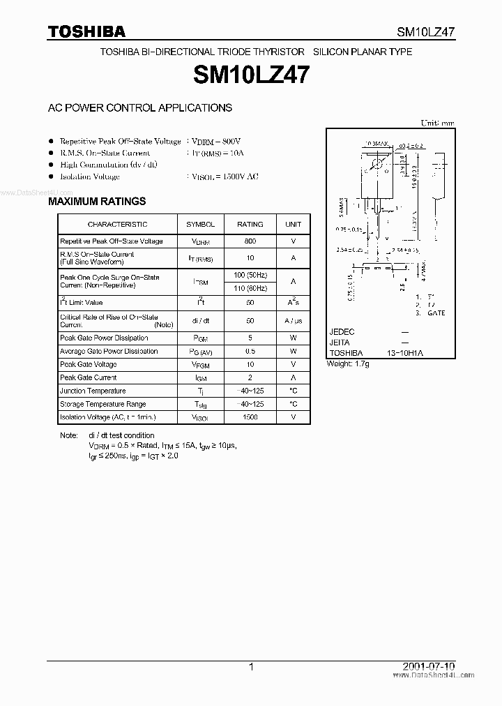 M10LZ47_3660221.PDF Datasheet
