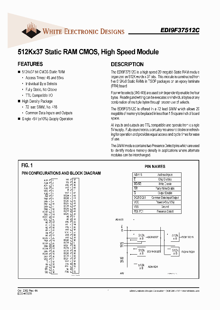EDI9F37512C45MMC_3664210.PDF Datasheet