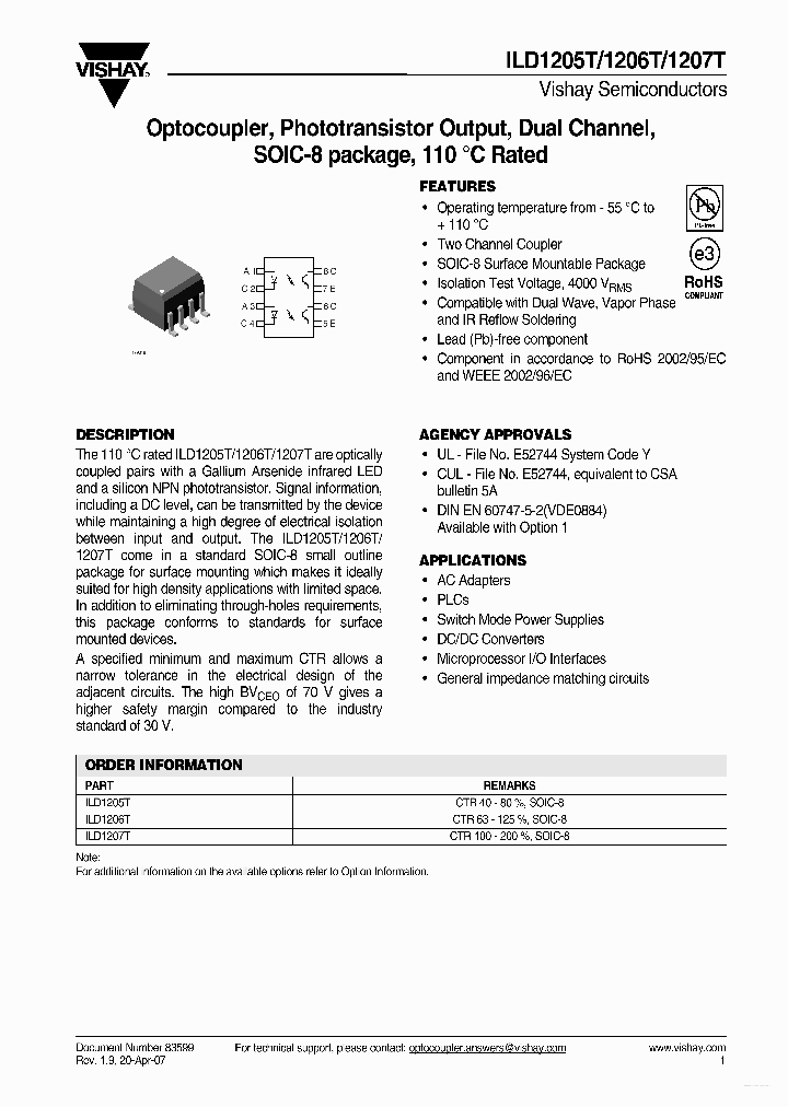 ILD1205T_3665537.PDF Datasheet
