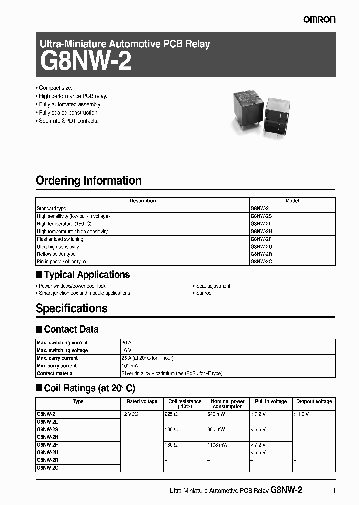 G8NW-2_3667531.PDF Datasheet