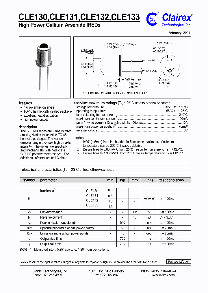 CLE130_3668332.PDF Datasheet