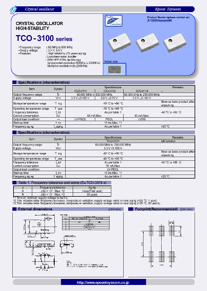 TCO-3100_3668320.PDF Datasheet