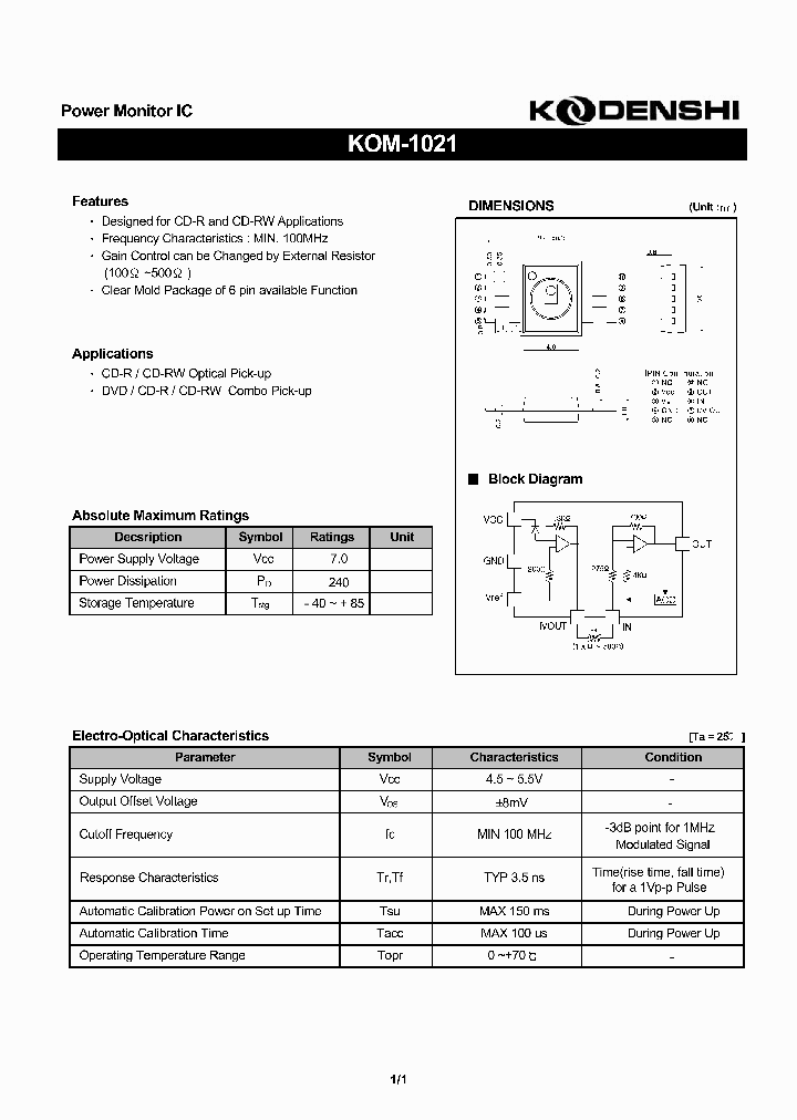 KOM-1021_3669897.PDF Datasheet