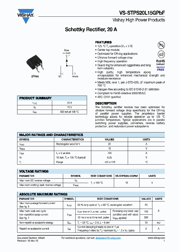 STPS20L15GPBF10_3671015.PDF Datasheet