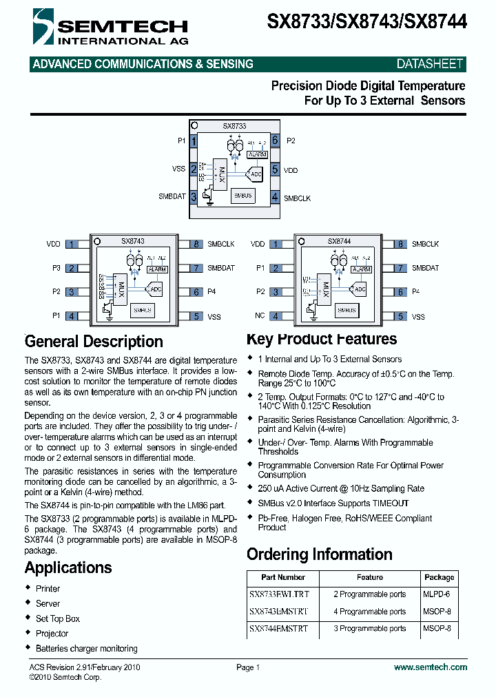 SX8733EWLTRT_3671053.PDF Datasheet