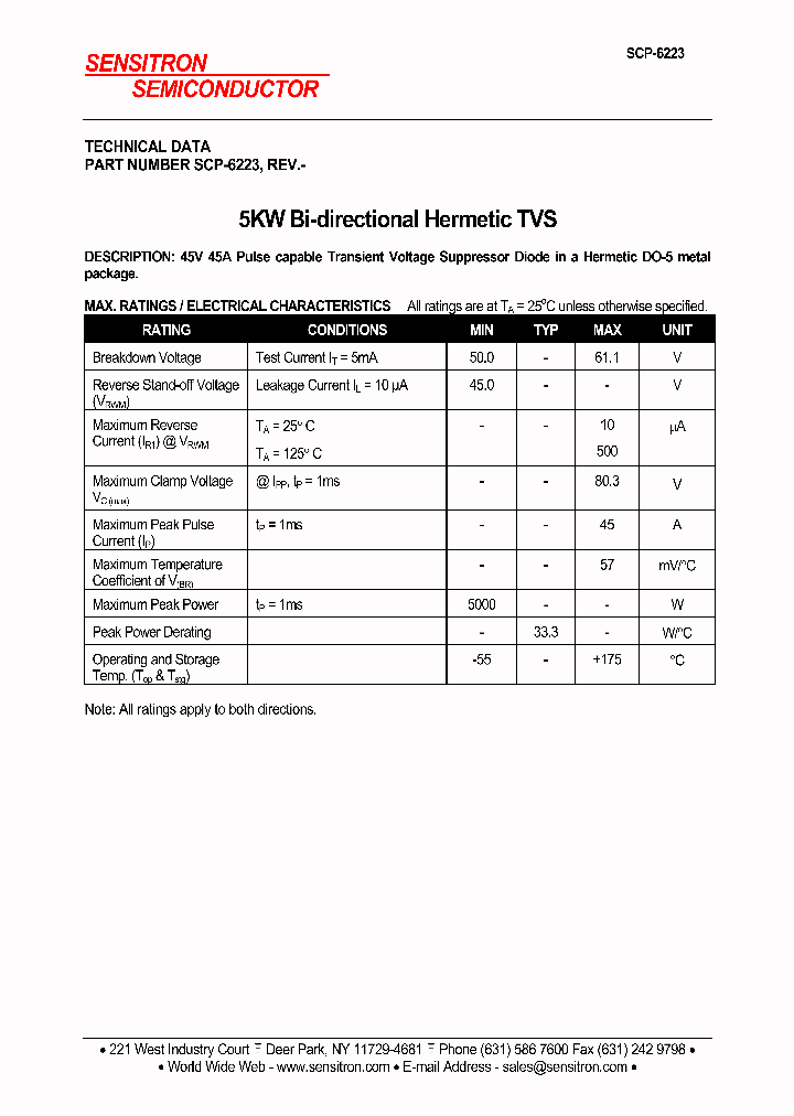 SCP-6223_3672650.PDF Datasheet