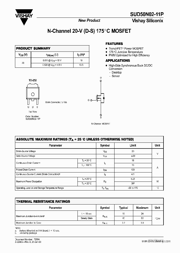 SUD50N02-11P_3677869.PDF Datasheet