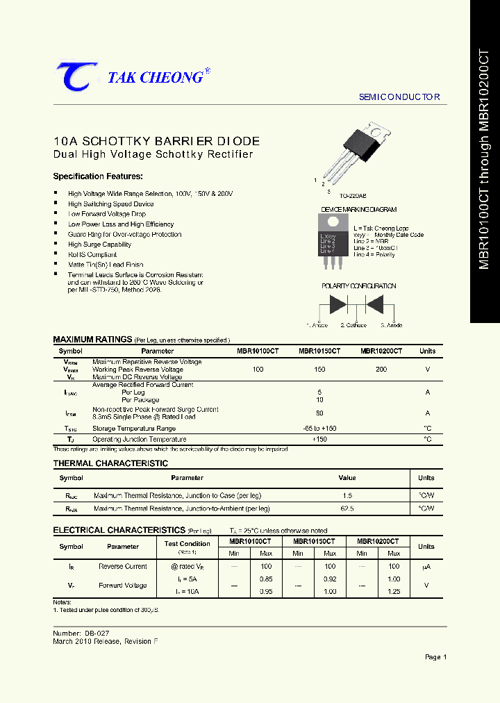 MBR10100CT_3679033.PDF Datasheet