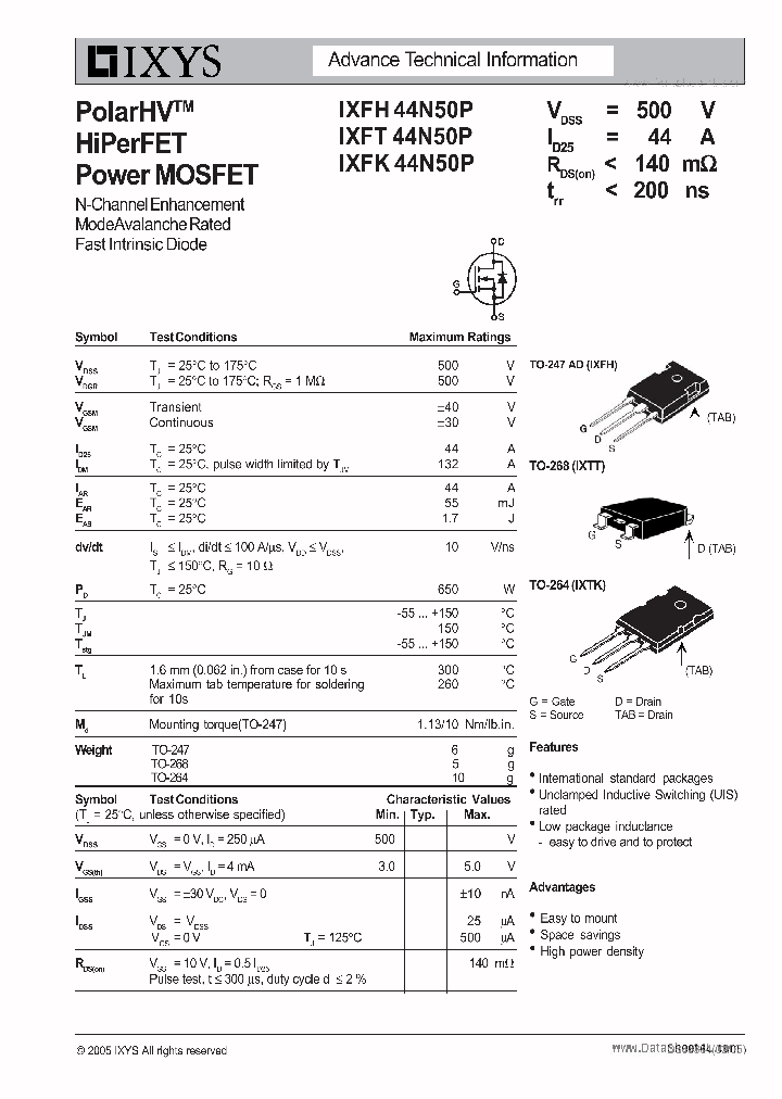 IXFK44N50P_3679970.PDF Datasheet