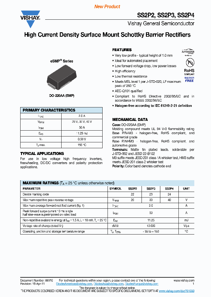 SS2P4-M3-84A_3681232.PDF Datasheet