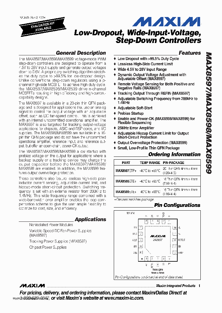MAX8597_3684784.PDF Datasheet