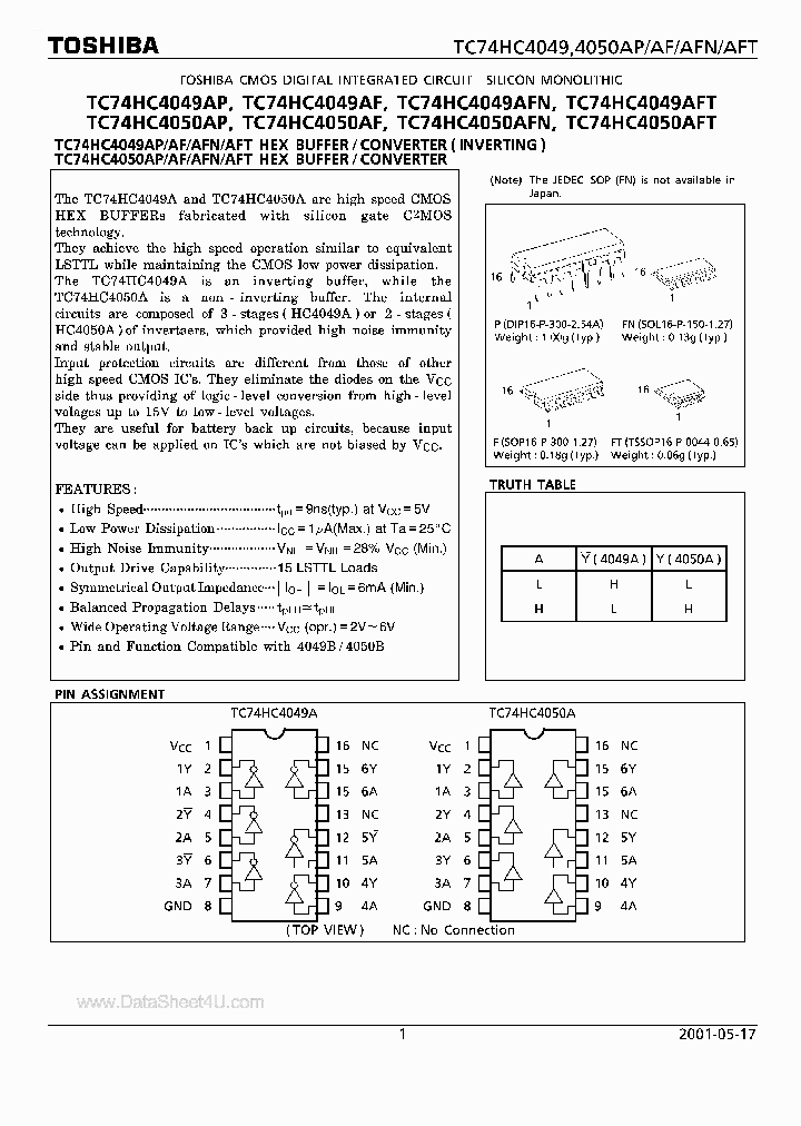 TC74HC4049_3688189.PDF Datasheet