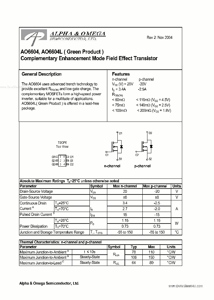 AO6604_3688224.PDF Datasheet