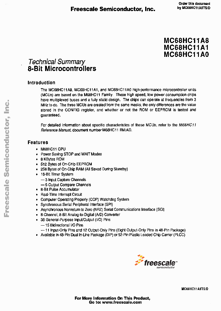 68HC11A1FN_3688912.PDF Datasheet