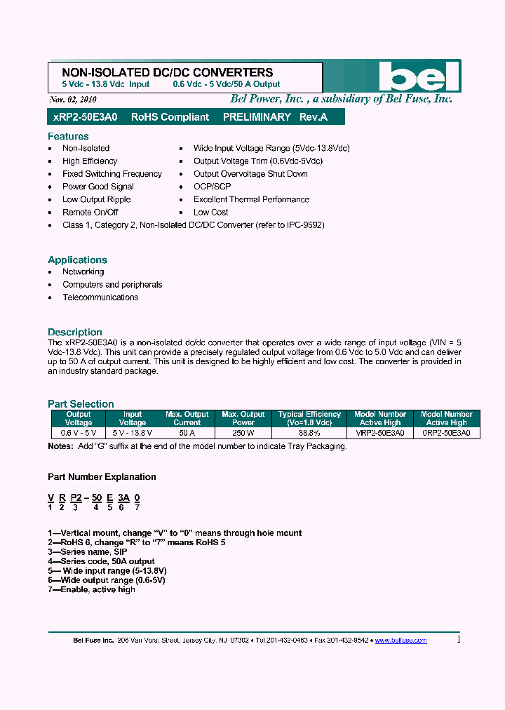 XRP2-50E3A0_3685561.PDF Datasheet
