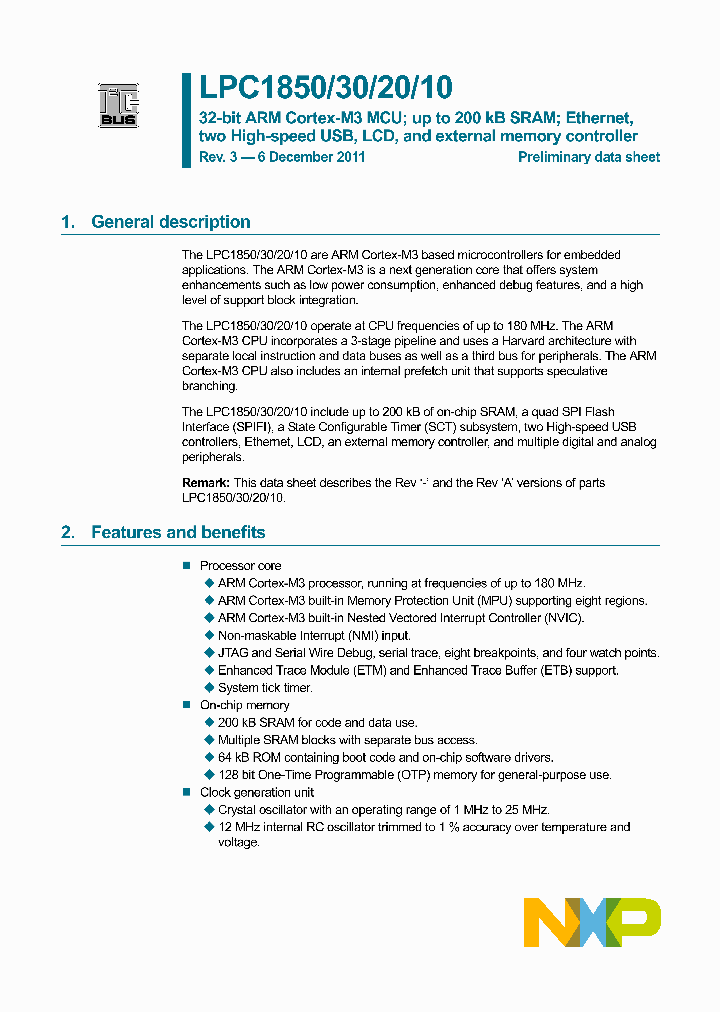 LPC1850_3689619.PDF Datasheet